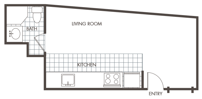 Studio 3 - 380 sqft Studio 3 - 380 sqft